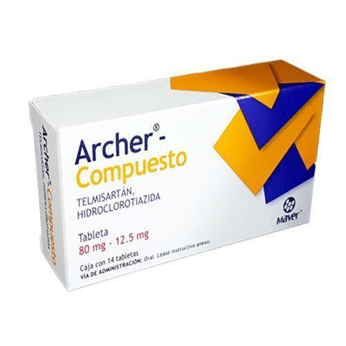 ARCHER COMPUESTO 80/12.5 MG 14 TAB