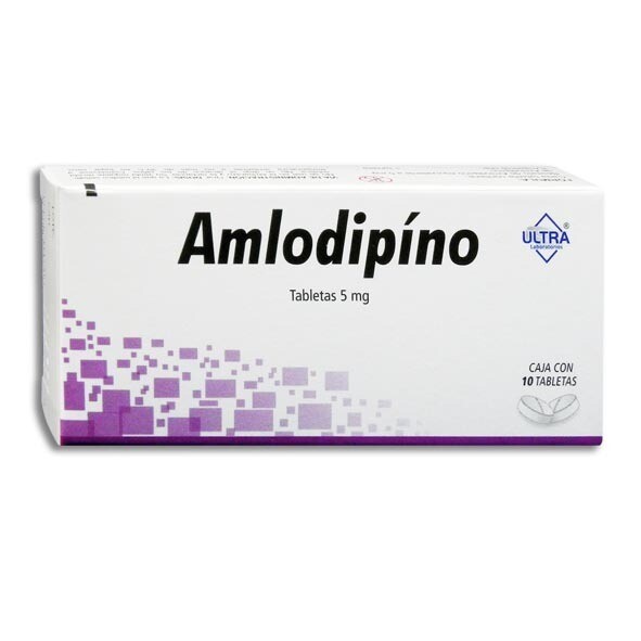 AMLODIPINO 5 MG 10 TAB ULTRA