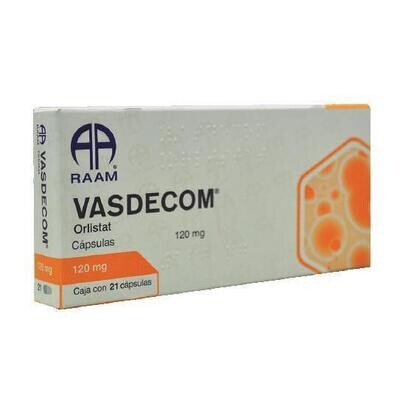 VASDECOM 120 MG 21 TAB
