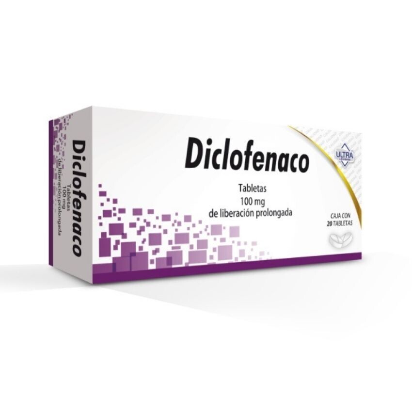 DICLOFENACO 100 MG 20 TAB ULTRA