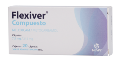 FLEXIVER COMPUESTO 7.5/215 MG 20 CAP