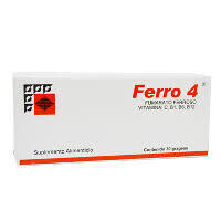 FERRO 4 300/150/50/10 MG 30 GRAG