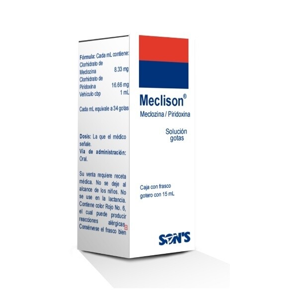 MECLISON 8.330/16.660 MG/ML GOT 15 ML
