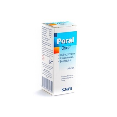PORAL OTICO 10/25/20 MG 10 ML