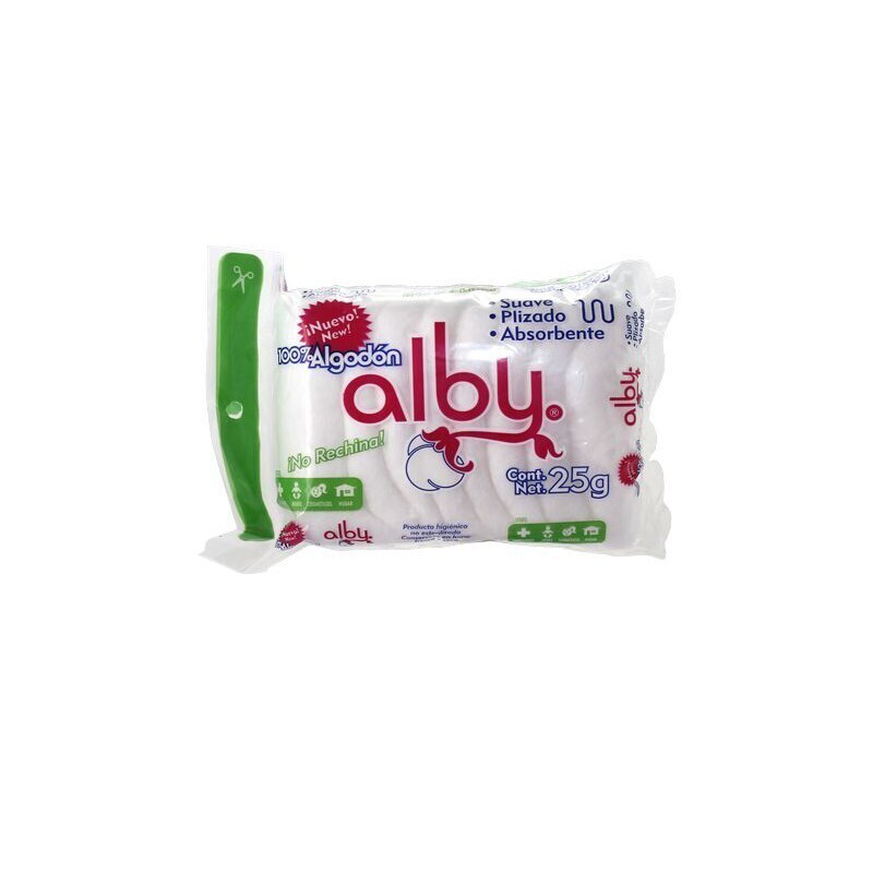 ALGODON PLISADO BOL 25 G ALBY