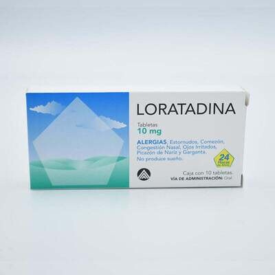 LORATADINA 10 MG 10 TAB MEDIGEN