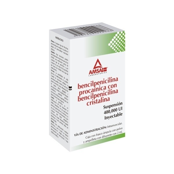 Bemcil BENCIL PROC CRIST 400,000 UI AMP AMSA