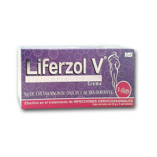 LIFERZOL V 2% 3 APLIC VAG CMA 20 G