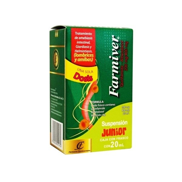 FARMIVER JR 200/400 MG SOL 20 ML