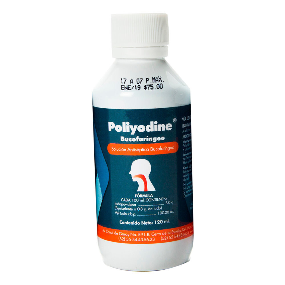 POLIYODINE BUCOFARINGEO FCO 120 ML