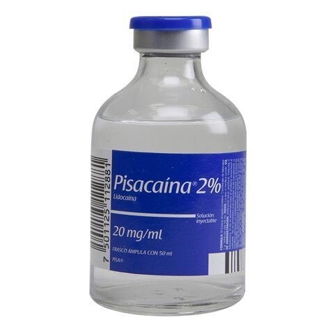 PISACAINA 2% 20 MG/ML FCO SOL 50 ML