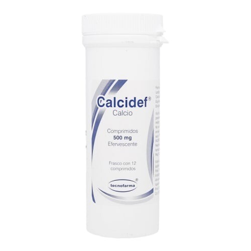 CALCIDEF 500 MG 12 COMP EFERV