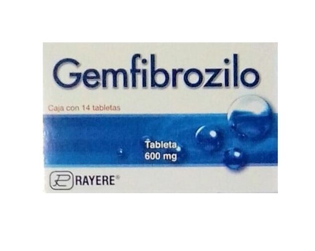 GEMFIBROZILO 600 MG 14 TAB RAYERE