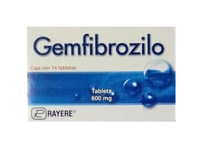 GEMFIBROZILO 600 MG 14 TAB RAYERE