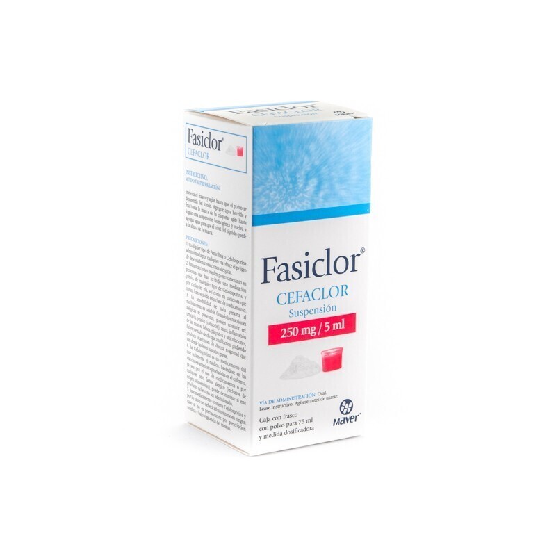 FASICLOR 250 MG/5 ML SUSP 75 ML