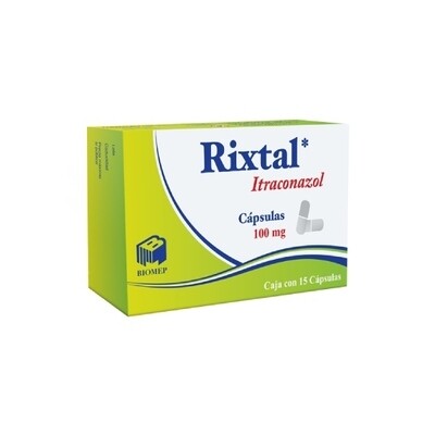 RIXTAL 100 MG 15 CAP