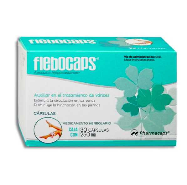 FLEBOCAPS 250 MG 30 CAP