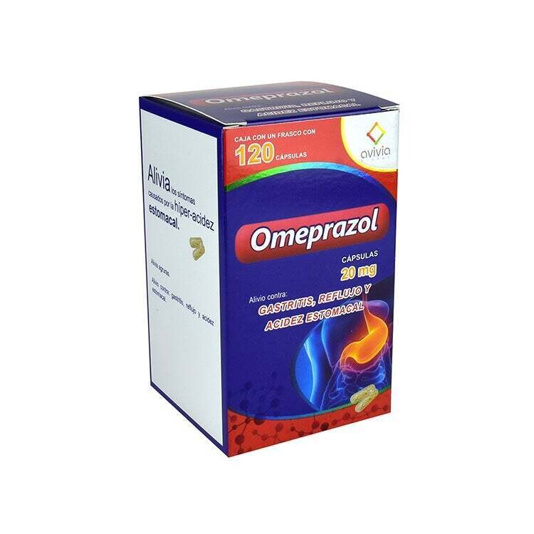 OMEPRAZOL 20 MG 120 CAP AVIVIA