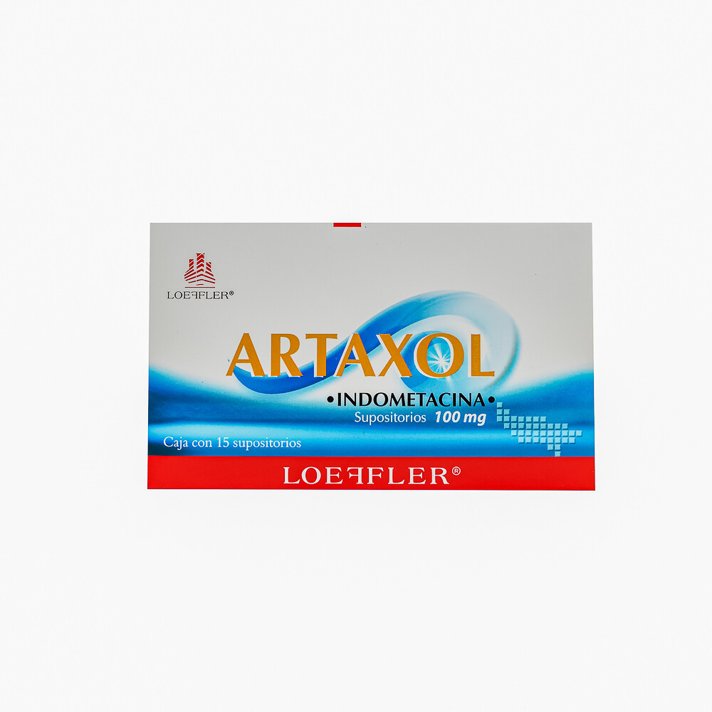 ARTAXOL 100 MG 15 SUPOSITORIOS