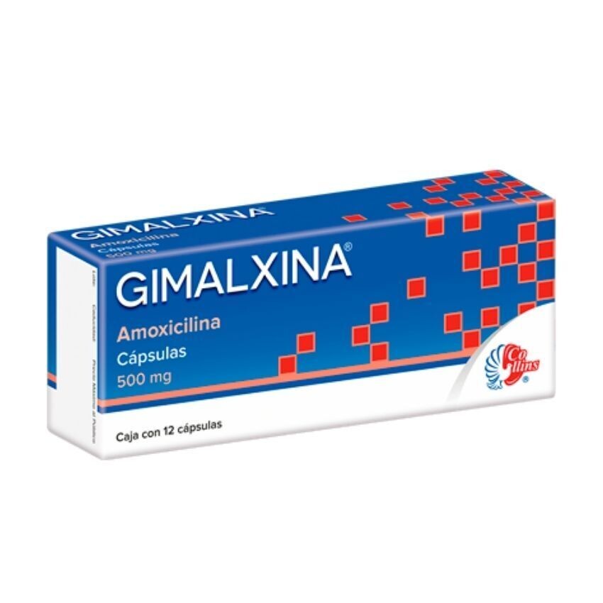 GIMALXINA 500 MG 12 CAP