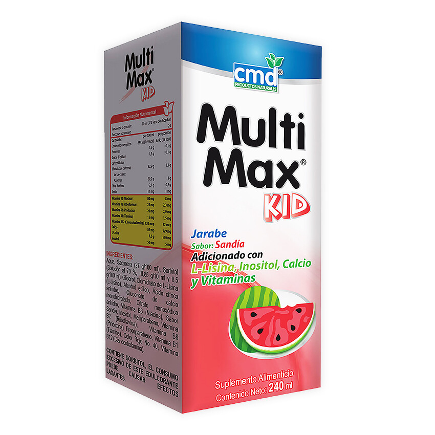 MULTIMAX KID SOL 240 ML SABOR SANDIA