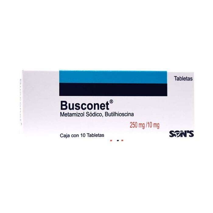 BUSCONET 250/10 MG 10 TAB