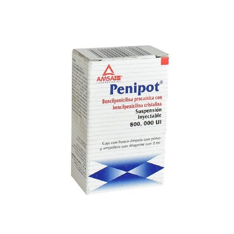 PENIPOT 800,000 2 ML AMP IM