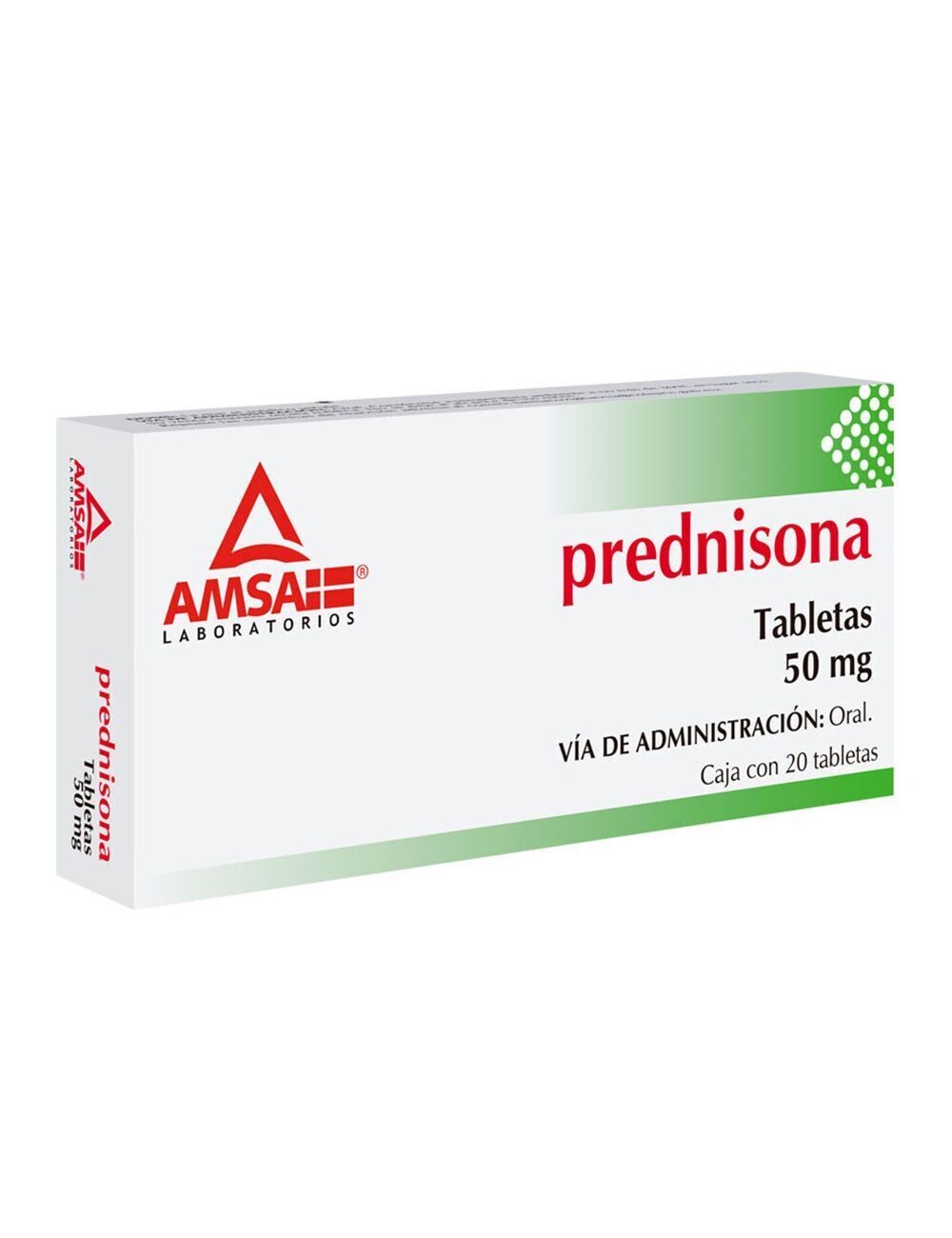 PREDNISONA 50 MG 20 TAB AMSA