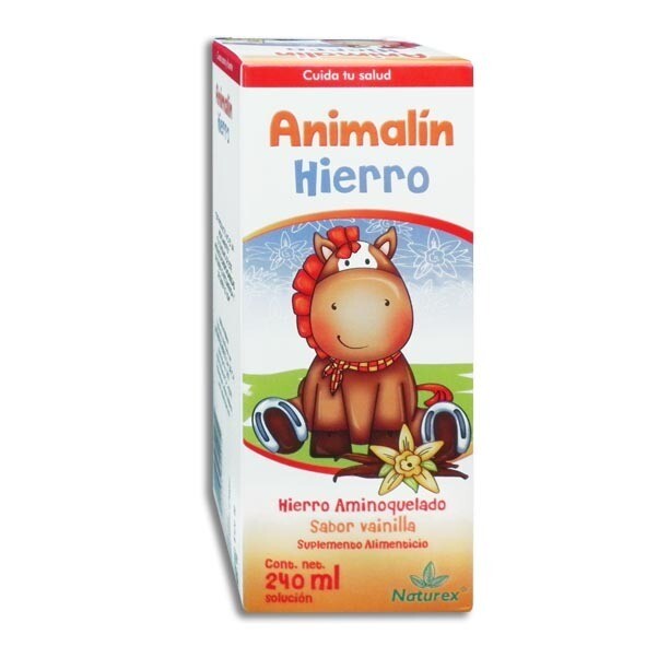 ANIMALIN HIERRO 10/6.66 MG/5 ML SOL 240 ML