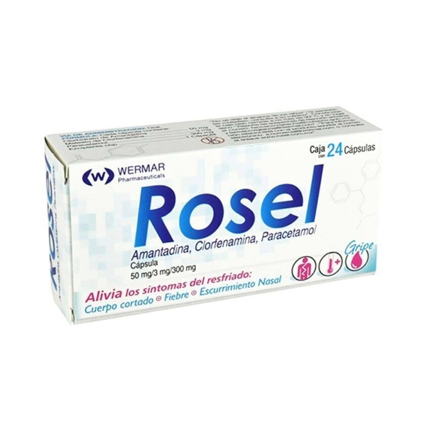 ROSEL 50/3/300 MG 24 CAP