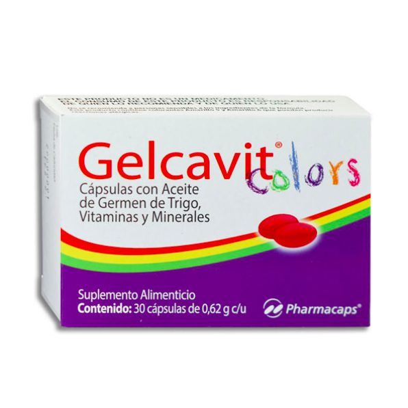 GELCAVIT COLORS  30 CAP