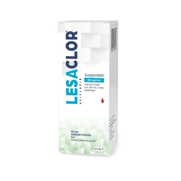 LESACLOR 200 MG/5 ML SUSP 125 ML