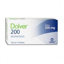 DOLVER 200 MG 10 TAB