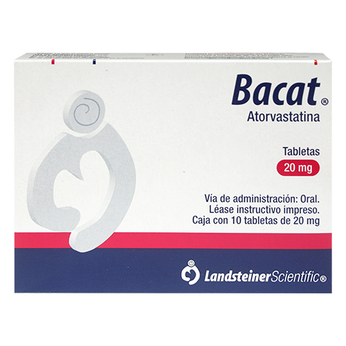 BACAT 20 MG 10 TAB