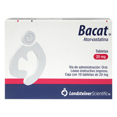 BACAT 20 MG 10 TAB
