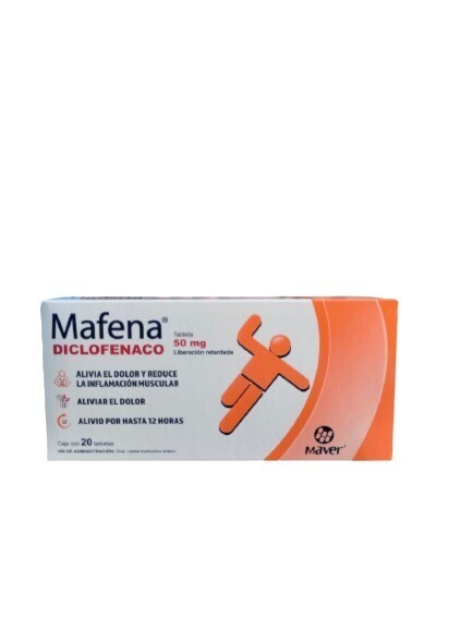 MAFENA 50 MG 20 GRAG