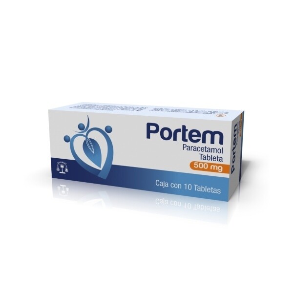 PORTEM 500 MG 10 TAB