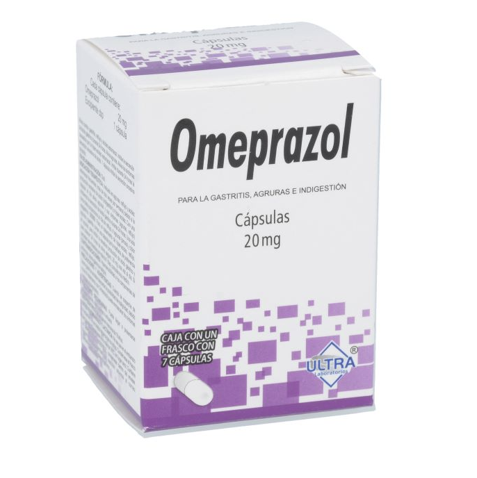 OMEPRAZOL 20 MG 7 CAP ULTRA