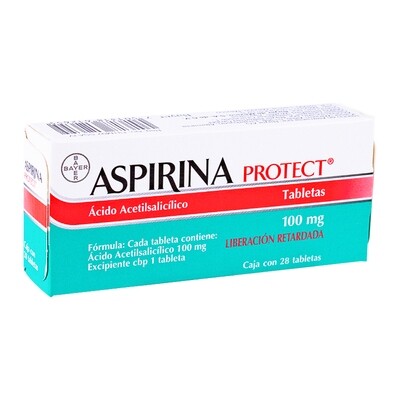 ASPIRINA PROTEC 100 MG 28 TAB