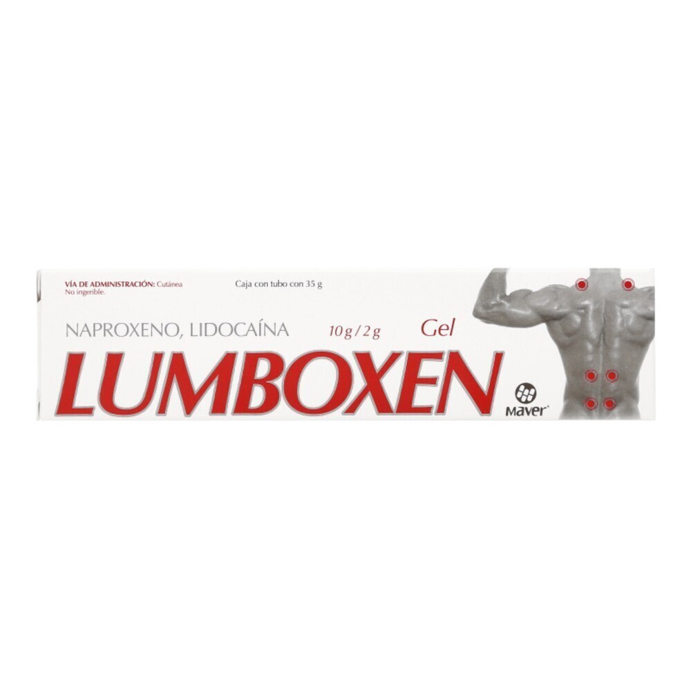 LUMBOXEN 10/25 GEL 35 G ROJO