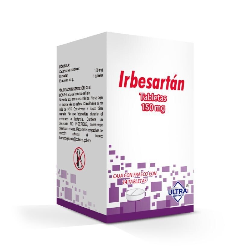 IRBESARTAN 150 MG 14 TAB ULTRA