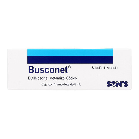 BUSCONET 250/20 MG AMP 5 ML