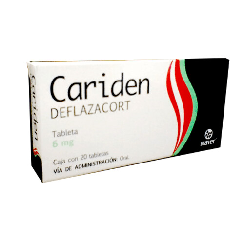 CARIDEN 6 MG 20 TAB