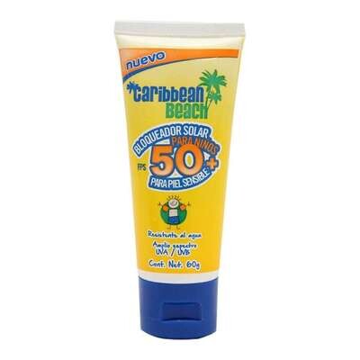 BLOQUEADOR SOLAR NINOS FPS 50+ CMA 60 G CARIBBEAN BEACH