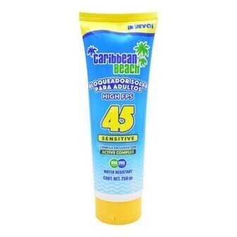 BLOQUEADOR SOLAR ADULTOS FPS 45 CMA 250 G CARIBBEAN BEACH