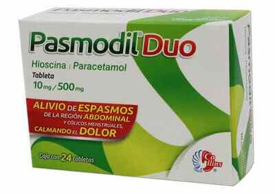 PASMODIL DUO 10/500 MG 24 TAB