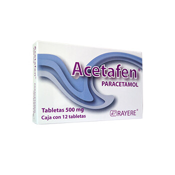 ACETAFEN 500 MG 12 TAB
