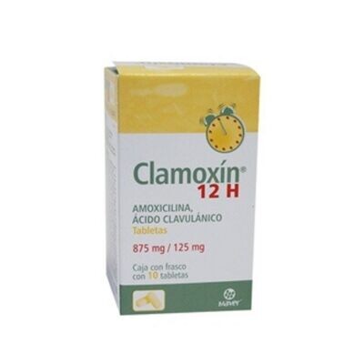 CLAMOXIN 12 H 875/125 MG 10 TAB