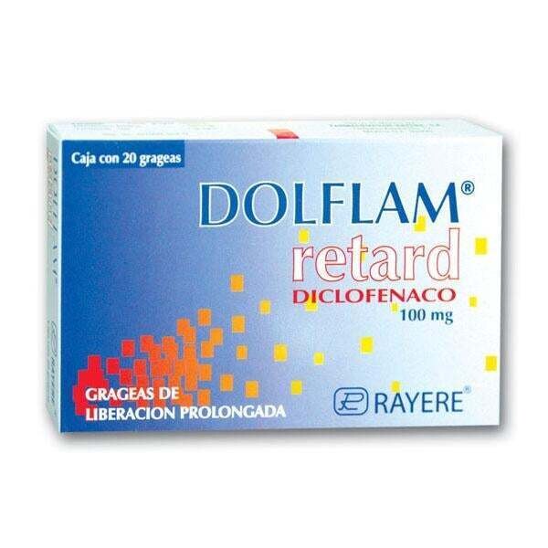 DOLFLAM RETARD 100 MG 20 GRAG