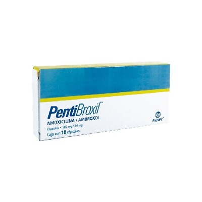 PENTIBROXIL 500/30 MG 16 CAP
